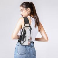 2023 New Clear Fanny Packs Bag Clear Sling Bag Stadium Approved Clear Bag Transparent Chest Daypack for Hiking Stadium Concerts