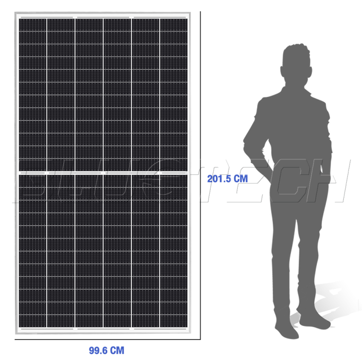 แผงโซล่าเซลล์-bluetech-mono-half-390w-144-cells-รุ่น-luma-mono144-half390w-โซล่าเซลล์-390วัตต์-แผงพลังงานแสงอาทิตย์-monocrystalline-solar-panel-390w-9bb-ประกันไฟออก-30ปี