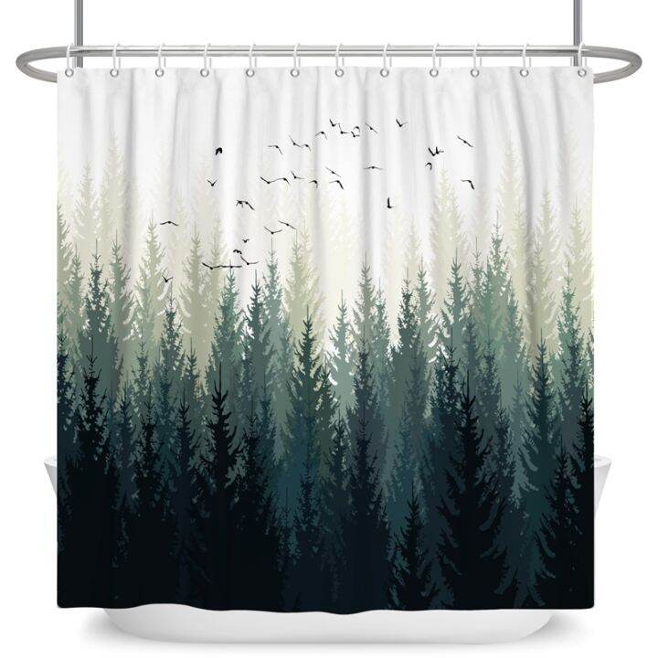 cw-mountain-shower-curtain-landscape-curtains-polyester-fabric-with-hooks