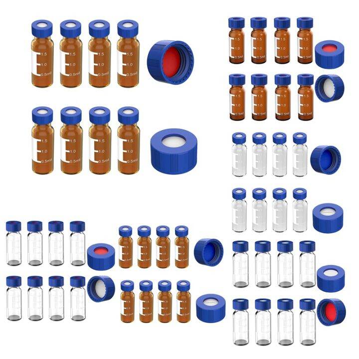 2ml-autosampler-vials-pack-of-100-hplc-vials-9-425-vials-with-blue-screw-caps