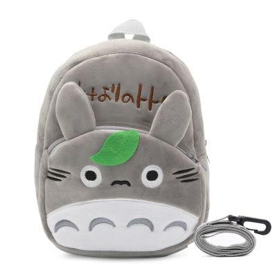 2-4 year Baby Kindergarten Cartoon Anti-lost School Bags Cute Totoro Plush Backpack anime plush doll children schoolbag backpack