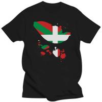 Basque Country Mens Tshirt Ripped Shirt Effect Espana Bilbao Spain Gift Cool Pride T Shirt Men