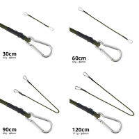 306090120Cm Carabiner Tali Elastik กระเป๋าตั้งแคมป์ Tali ราวตากผ้า