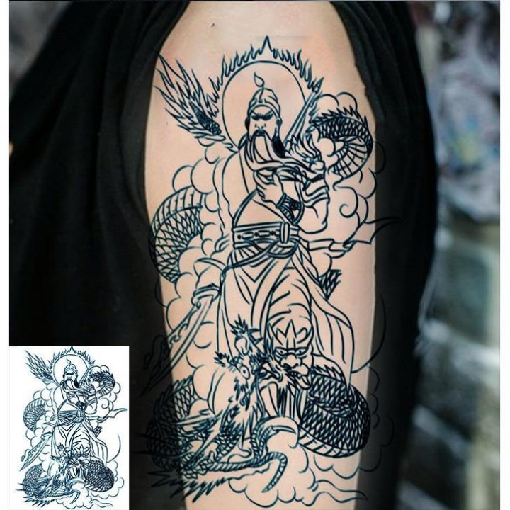 Miếng Dán Tatto Chống Nước 1 Tháng Hình Xăm Dán Cho Nam Miếng Dán ...