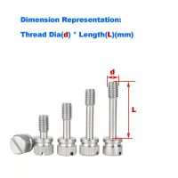 304 Stainless Steel Locking Screw / Bolt / Slotted Hand Screw M3M4M5M8