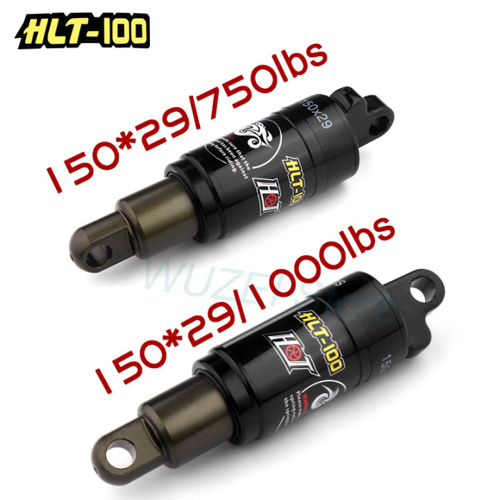 htl-100-150165185มิลลิเมตรจักรยานแรงกระแทกด้านหลังจักรยานเสือภูเขาน้ำมันฤดูใบไม้ผลิ-mtb-สกู๊ตเตอร์ไฟฟ้าขี่จักรยานโช้คอัพระงับ8501000ปอนด์