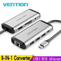 {Bishop Belle} Vention Usb C Hub Type-C ถึง4K Hdmi Rj45 Vga Usb 3.0 Hub Dock สำหรับ Macbook Pro Huawei Mate 30 USB-C 3.1 Splitter พอร์ต USB-C Hub - Docking สถานีแอมป์; ฮับ Usb-AliExpress