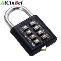 【YF】 8 Digits Password Code Combination Padlock Zinc Alloy Suitcase For Luggage Travel Smart Lock Keyed Anti-thieft