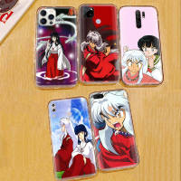 โปร่งใส เคสโทรศัพท์ หรับ Samsung Galaxy Note J4 J6 9 J2 A6 J8 J5 8 S9 S8 J7 S7 Core Prime Plus Edge Protective ปก InuYasha