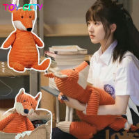 ・รักจิ้งจอก Plushie ยัดไส้ตุ๊กตาน่ากอดของเล่นตุ๊กตาสำหรับผู้หญิงของขวัญวันเกิดเด็กหญิงปัจจุบัน