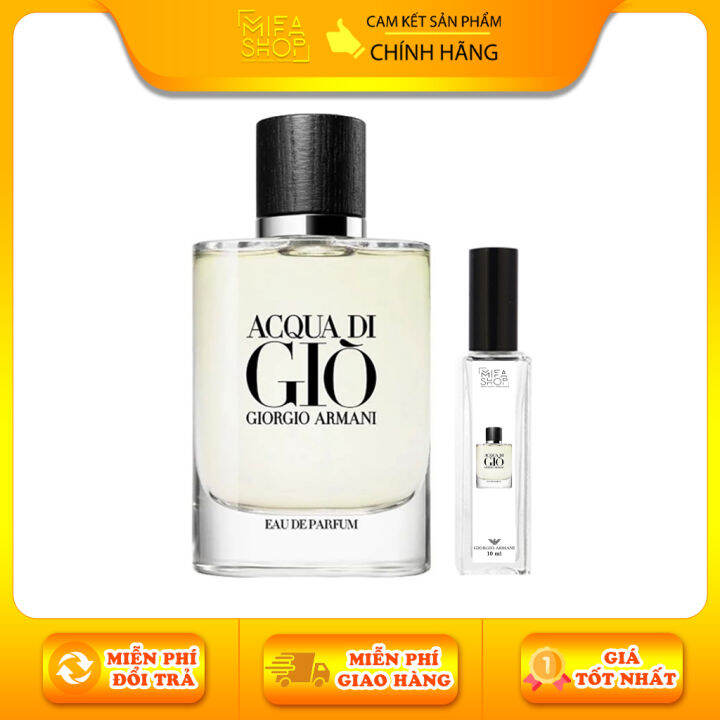 Nước hoa Acqua di Giò Eau de Parfum Giorgio Armani 2022 nam tính, lịch lãm,  mùi của sự phòng khoáng và hiện đại 