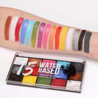 CCFine Face Body Palettes Facepaints สีน้ำสำหรับคริสต์มาสฮาโลวีน