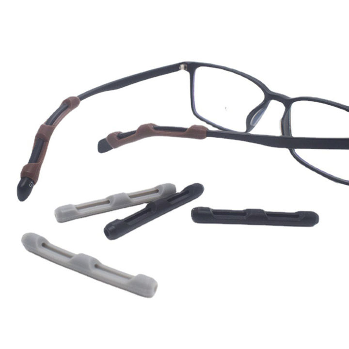 1คู่กันลื่นหูตะขอแว่นตาอุปกรณ์แว่นตาผู้ชายผู้หญิงตาแว่นตาซิลิโคนจับขาแว่น