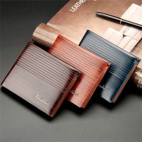 Credit Card Multi-card Fashion Handbag Coins Purse Business Wallets Embossed Mens Leather Brand Luxury