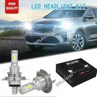 2X H7ไฟสูง LED หลอดไฟหน้าซ่อนสีขาวสำหรับ KIA Sorento 2014-2020วิญญาณ2012-2019 Optima 2014-2018ฟอร์ดฟิวชั่น2006-2016