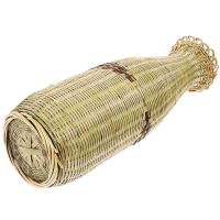 【LZ】❡  Portátil Mão Tecido Cesta De Vaso De Bambu vasos De Flores base Estável Decorações De Casamento Rústico