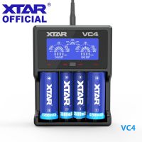 xtar vc 4 usb nimh/li - ion ที่ชาร์จแบตเตอรี่จอแอลซีดี 4 สล็อต 10440 to 32650