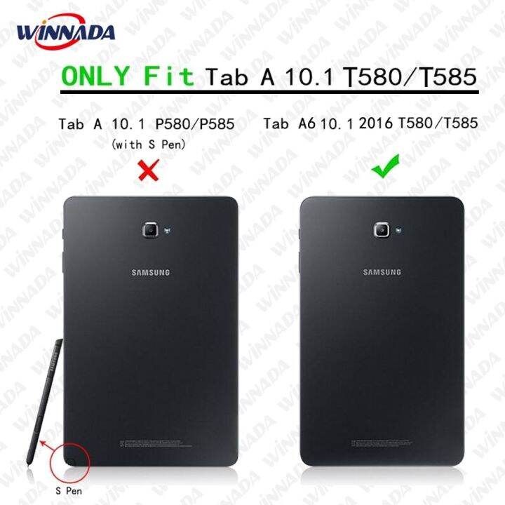 สำหรับซัมซุงกาแล็กซีแท็บ10-1-a6-2016เคส-t580-t580n-t585-t585n-แท็บเล็ต10-1นิ้ว-tpu-ฝาครอบกันกระแทกพีซี