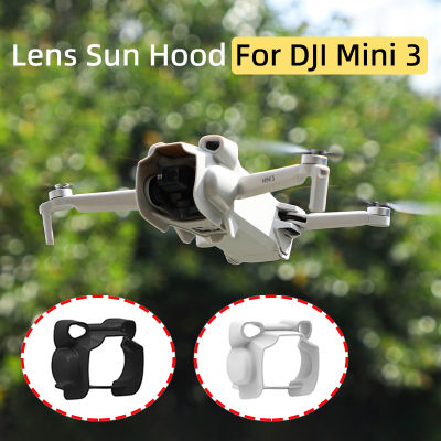 สำหรับ DJI Mini 3จมูกเลนส์อาทิตย์ฮู้ดป้องกันแสงสะท้อนเลนส์ม่านบังแดดมินิ3G Imbal กล้องป้องกันการชนกันอุปกรณ์เสริมฝาครอบป้องกัน