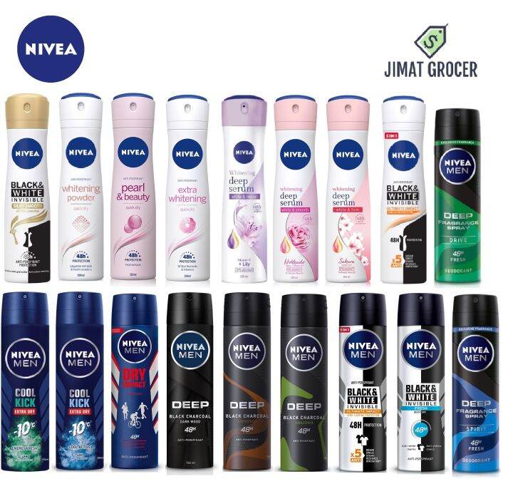 Nivea Deodorant Body Spray 150ml Lazada