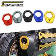 SEMSPEED Motorcycle CNC Rear Exhaust Pipe Tip Cap Muffler Tube End Cover