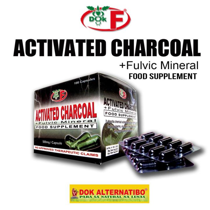 Dok F Activated Charcoal - STOMACH PAIN RELIEVER (CUBAO) | Lazada PH