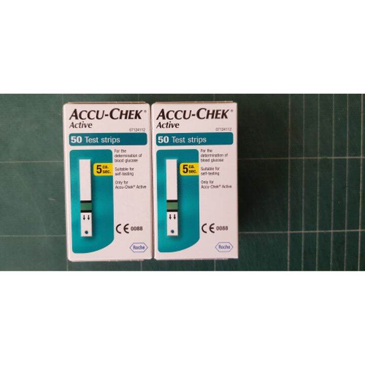 ACCU CHEK Active 100 Sheets Test Strips (accuchek) Lazada PH