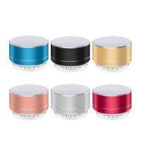 Rainbow Ready Stock Hot Wirelesss LED เรืองแสง Bluetooth Receiver แฮนด์ฟรีเครื่องเล่นเพลง Metal Bluetooth Speaker