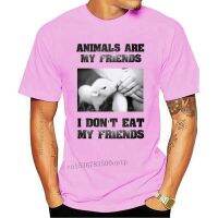 Tee Dont Eat Friends White T Shirt Vegan Vegetarian Veggie Tee