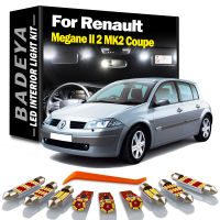 BADEYA 10 ชิ้น Canbus ข้อผิดพลาดฟรีสำหรับ 2003-2008 Renault Megane II 2 MK2 Coupe รถ LED หลอดไฟภายในโดมอ่าน Trunk Light Kit-jjjvjvjyvuyvksbjd