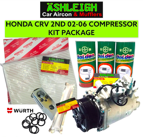 Honda Crv 2nd Gen 0206 Compressor Kit Package Car Aircon Parts
