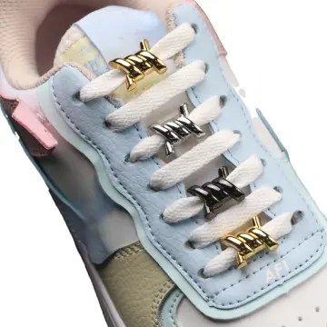 Diamond Metal Shoelace Tips Head No Tie Shoelaces Accessories DIY For Men  And Women Kids Sneaker Metal Lace Lock Buckle Kits