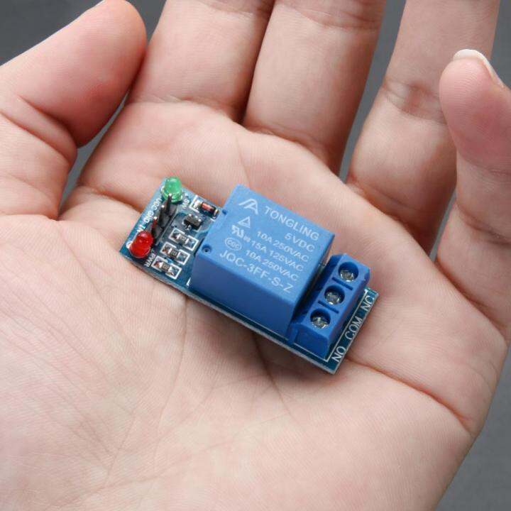 โมดูลสวิตซ์-nbsp-รีเลย์-dc-5v-1ช่องสัญญาณ2ชิ้นสำหรับ-arm-avr-arduino-raspberry-pi