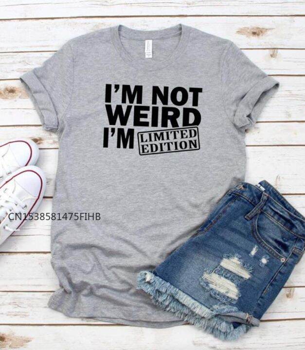 im-not-weird-im-limited-edition-print-women-basic-tshirt-premium-casual-funny-t-shirt-gift-90s-lady-yong-girl