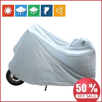 Motorcycle Outdoor Indoor Protective Cover Waterproof Bike Scooter Outdoor Rain&amp;Dust UV Proof Sun Protection Case For Motorbike Covers