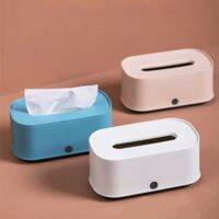 Plastic Tissue Holder Box Cover Napkin Dispenser Container Paper Storage Case for Home Office Car