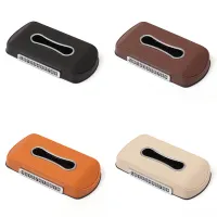 Multifunctional Car Tissue Case Box With parking number plate Stickers Non-slip Mat Creative Tissue Box Car Interior Accessories