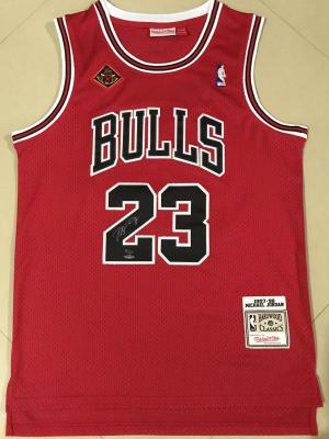 Ready Stock Ready Stock Mens No 23 Michael Jordann Chicago Bulls Mitchell Ness 1997-98 Hardwood Classics Swingman Jersey - Red