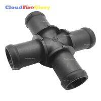 Cloudfireglory For Mini Cooper S R53 2002-2004 Engine Coolant Pipe Adapter 4-Way Connector Plastic 17127518613