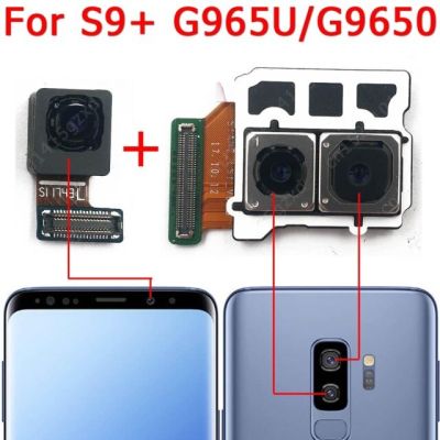 【❉HOT SALE❉】 anlei3 ด้านหน้าและด้านหลังกล้องหลังสำหรับ G960 Samsung Galaxy S9 Plus G965โมดูลกล้องหลักชิ้นงอสำหรับเปลี่ยนชิ้นส่วนอะไหล่