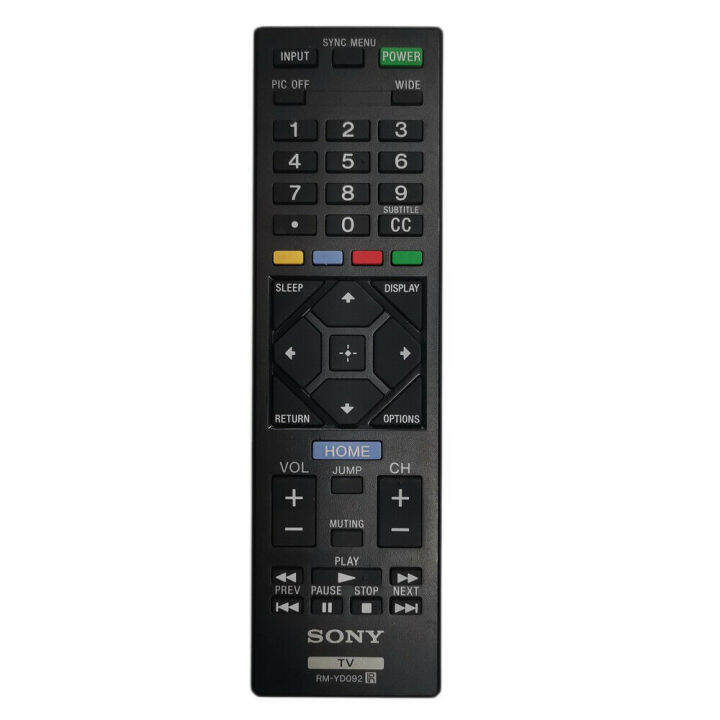 Remote Control RMYD092 for Sony Bravia TV Replacement KDL32R400A KDL