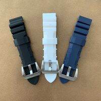 2022 watches silicone strap type stainless steel pin buckle concave interface 22 mm black white blue watch