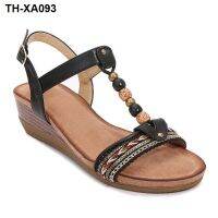 ?✜♣◄ Sandal shoes new summer sandals Roman and women participants yards retro beaded Bohemia sandals