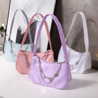 Retro Totes กระเป๋าผู้หญิง2021กระเป๋าเงินแฟชั่นไนลอนผู้หญิงกระเป๋าถือ Elegant หญิง Retro กระเป๋าสะพายไหล่