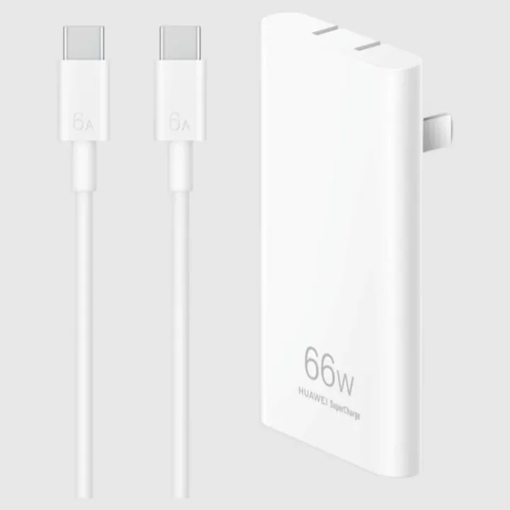 Huawei SuperCharge GaN 66W Ultra Thin Wall Charger PD 40W Max Desktop Travel Charger for Mate40