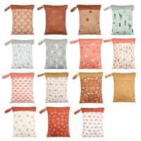 【CC】 Baby Nappy Reusable Dry Wet Diaper Underwears Washable Infant Print Storage