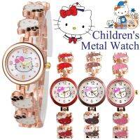 [Aishang watch industry]Sanrio Hello Kitty Watch Women 39; S แฟชั่นเด็กน่ารัก39; S นาฬิกาข้อมือสายรัดเหล็กนักเรียนสุภาพสตรีของขวัญนาฬิกาข้อมือควอตซ์อิเล็กทรอนิกส์