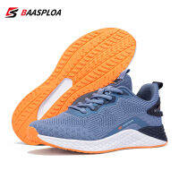 Baasploa 2022 New Men Sneakers Comfortable Breathable Walking Shoes Anti-Slip Shock-Absorbing Knit Fashion Casual Shoes