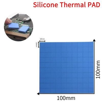 1pcs GPU CPU Thermal Pad Double Side Adhesive Heatsink Cooling Conductive Silicone Pad Computer Host Radiator Heat transfer Tape Adhesives Tape
