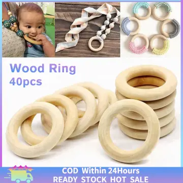 Natural Wooden Rings For Macrame, Wood Rings For Jewelry Making, Ring  Pendant Connectors - Temu Philippines